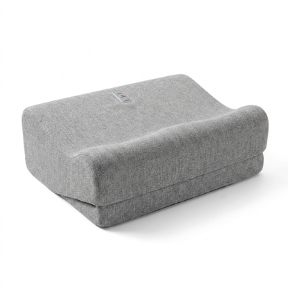 Heated Vibration Footrest for Under-Desk Comfort - white background