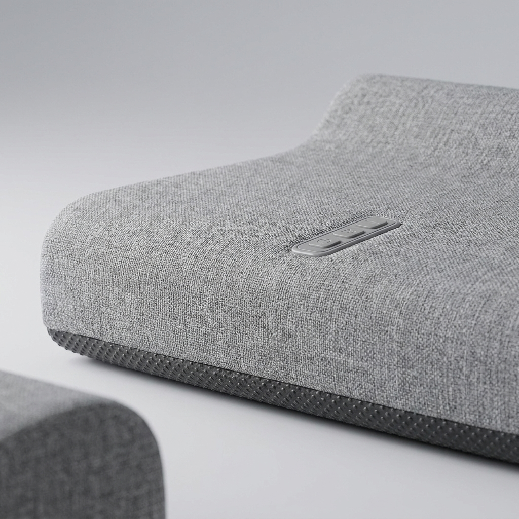 Heated Vibration Footrest for Under-Desk Comfort - detail view