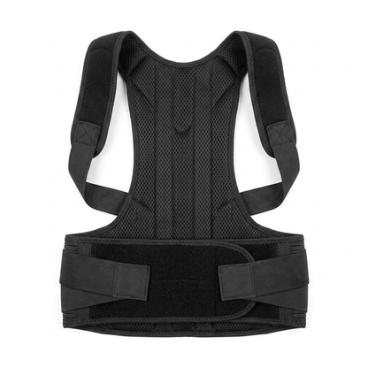 Sollievo Complete Back Care Support Brace, Black, Studio Shot