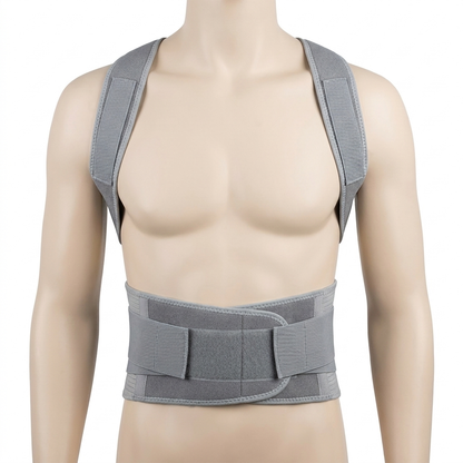 Sollievo Complete Back Care Support Brace, Gray Variant