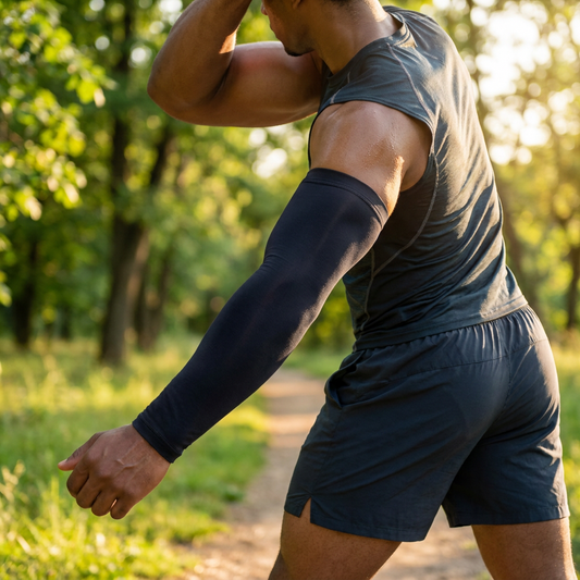 Sollievo Everyday Compression Sleeve, Lifestyle In Use
