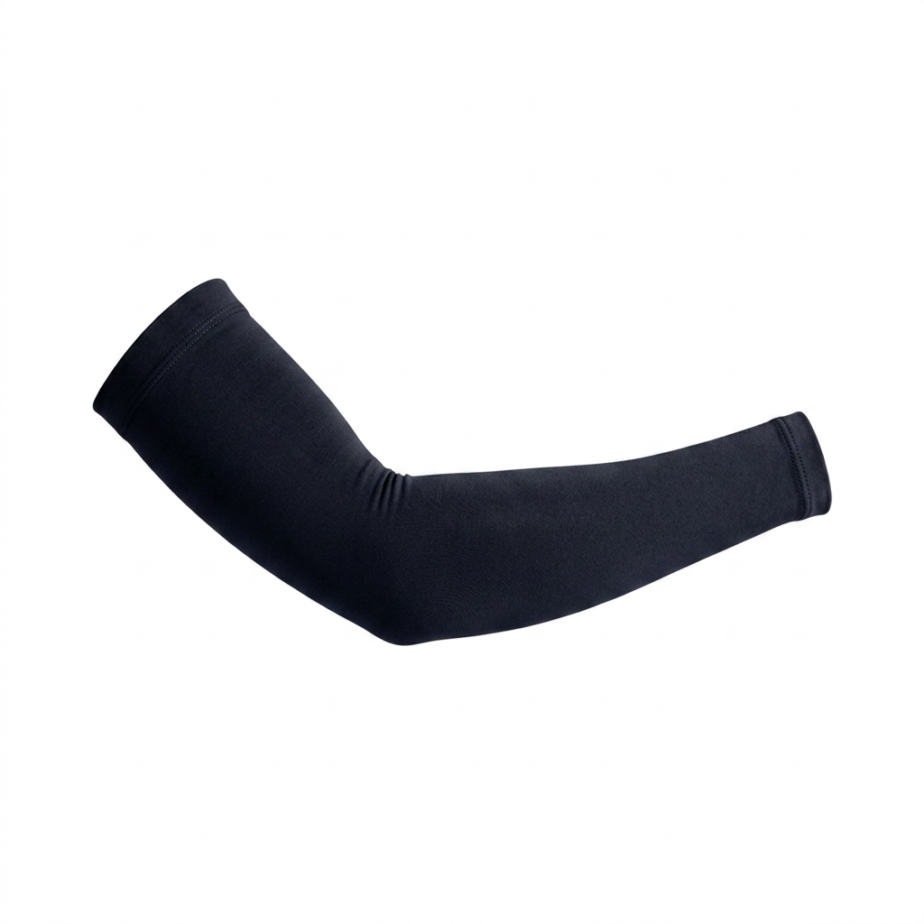 Sollievo Everyday Compression Sleeve, Black, Studio Shot