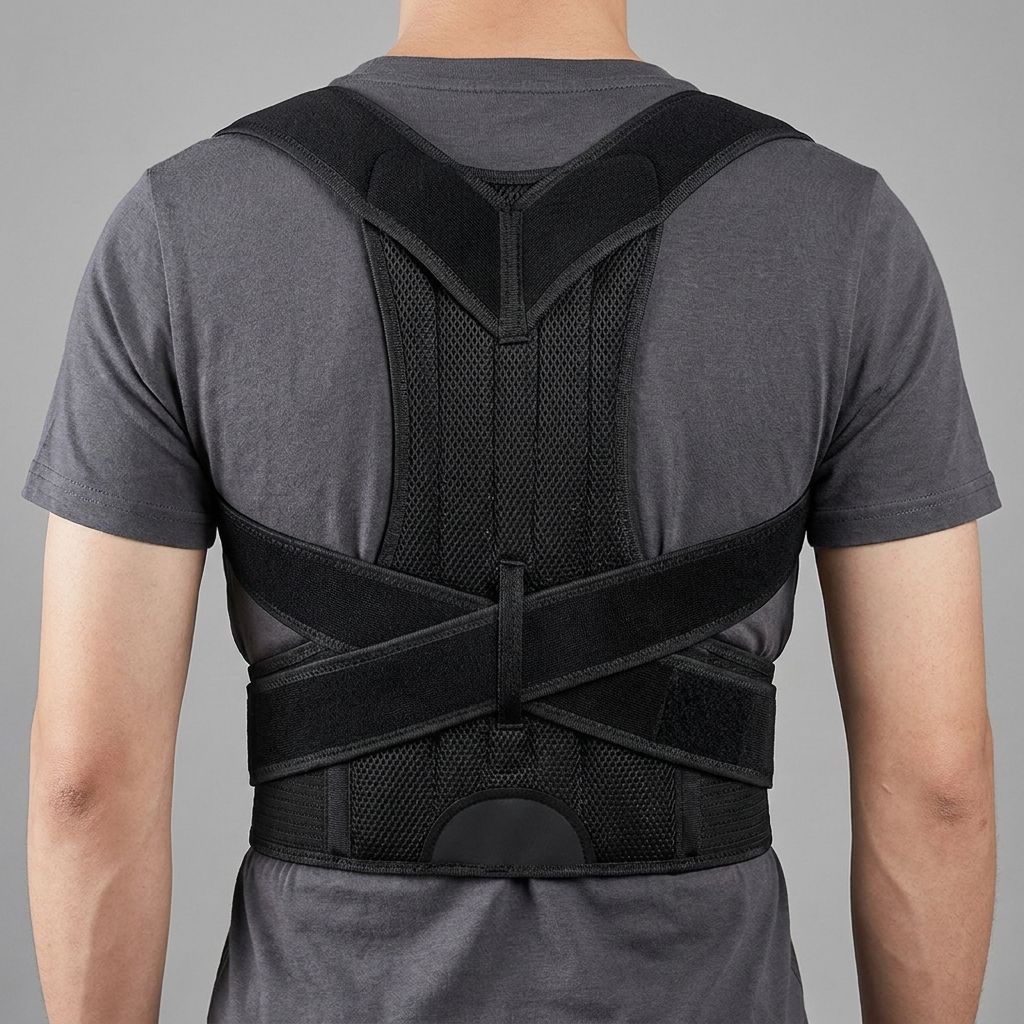 Sollievo Adjustable Comfort Vest, Back View With Strap System