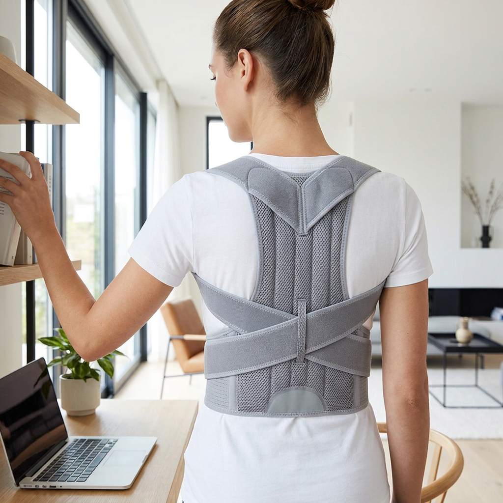 Sollievo Adjustable Comfort Vest, Grey, Lifestyle In Use