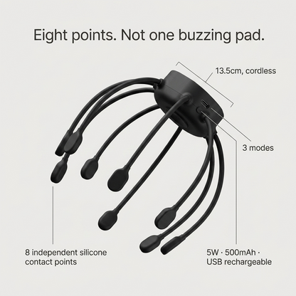 Sollievo Cordless Head Massager - Specs and evidence