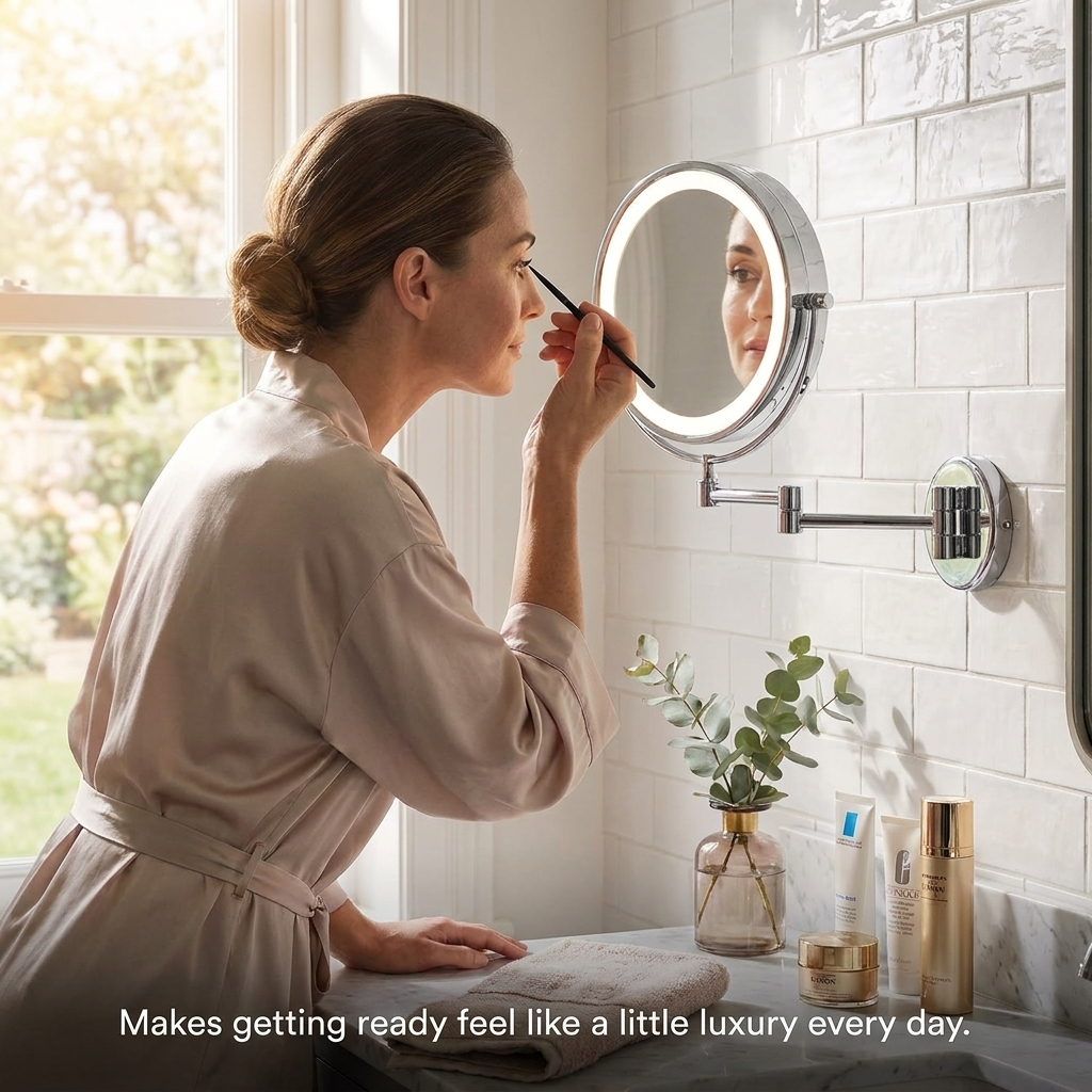 Sollievo LED Magnifying Mirror - Little luxury every day