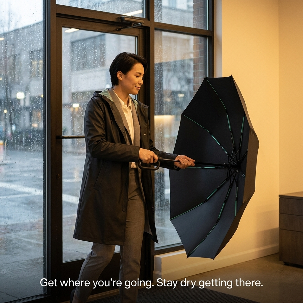 Sollievo Stormproof Umbrella - Get where you're going