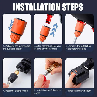 Sollievo Cordless High Pressure Washer