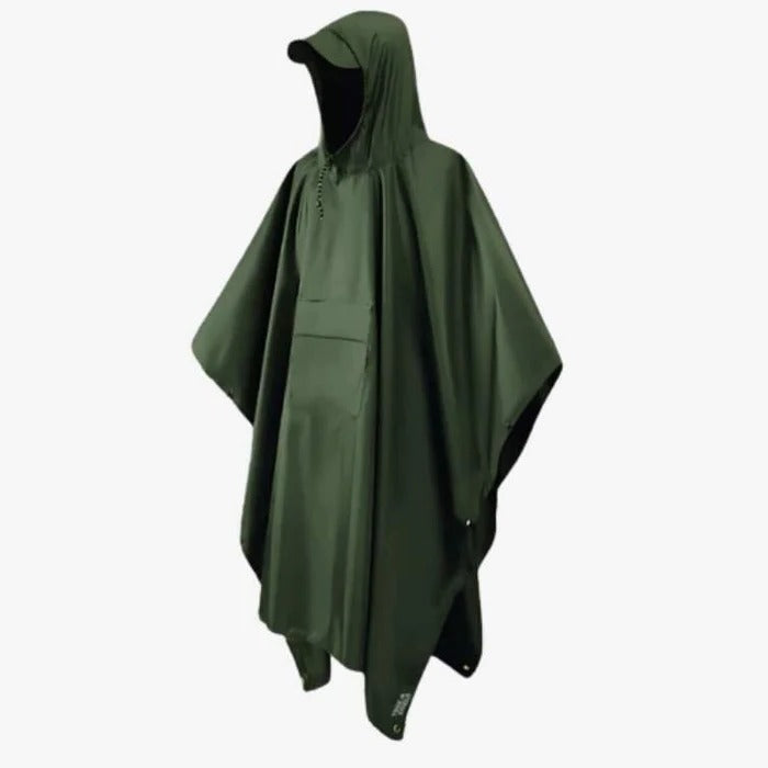 Sollievo Packable Rain Poncho for Outdoor Coverage