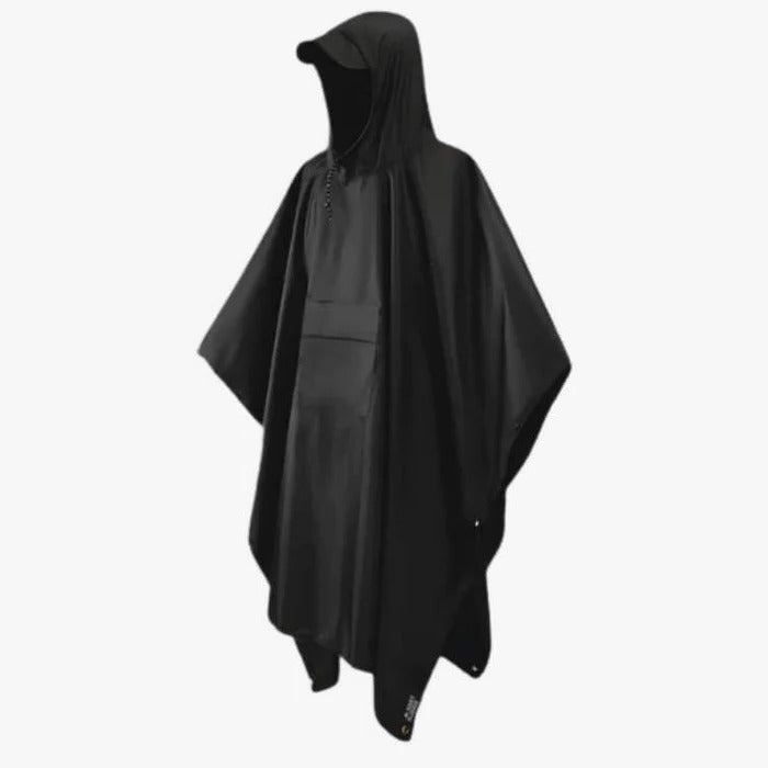 Sollievo Packable Rain Poncho for Outdoor Coverage