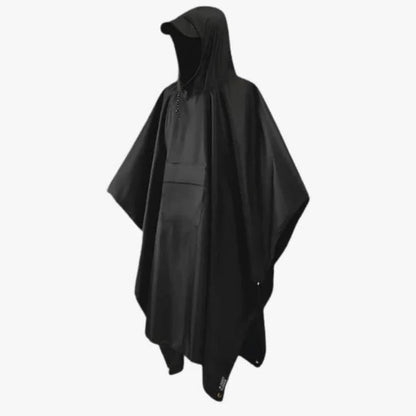 Sollievo Packable Rain Poncho for Outdoor Coverage