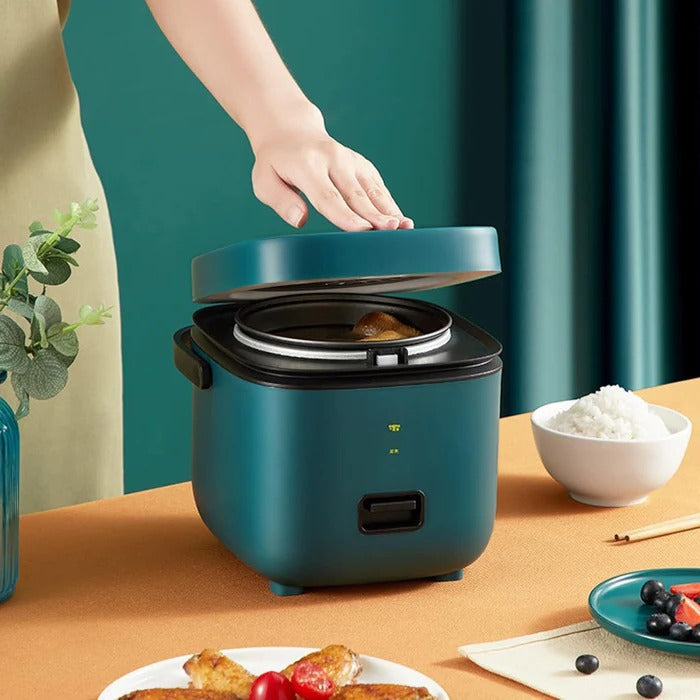Sollievo Mini Rice Cooker with Steamer Tray