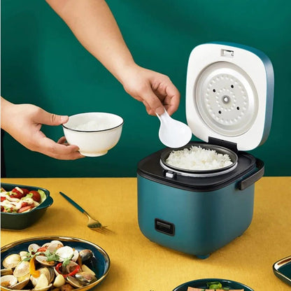 Sollievo Mini Rice Cooker with Steamer Tray