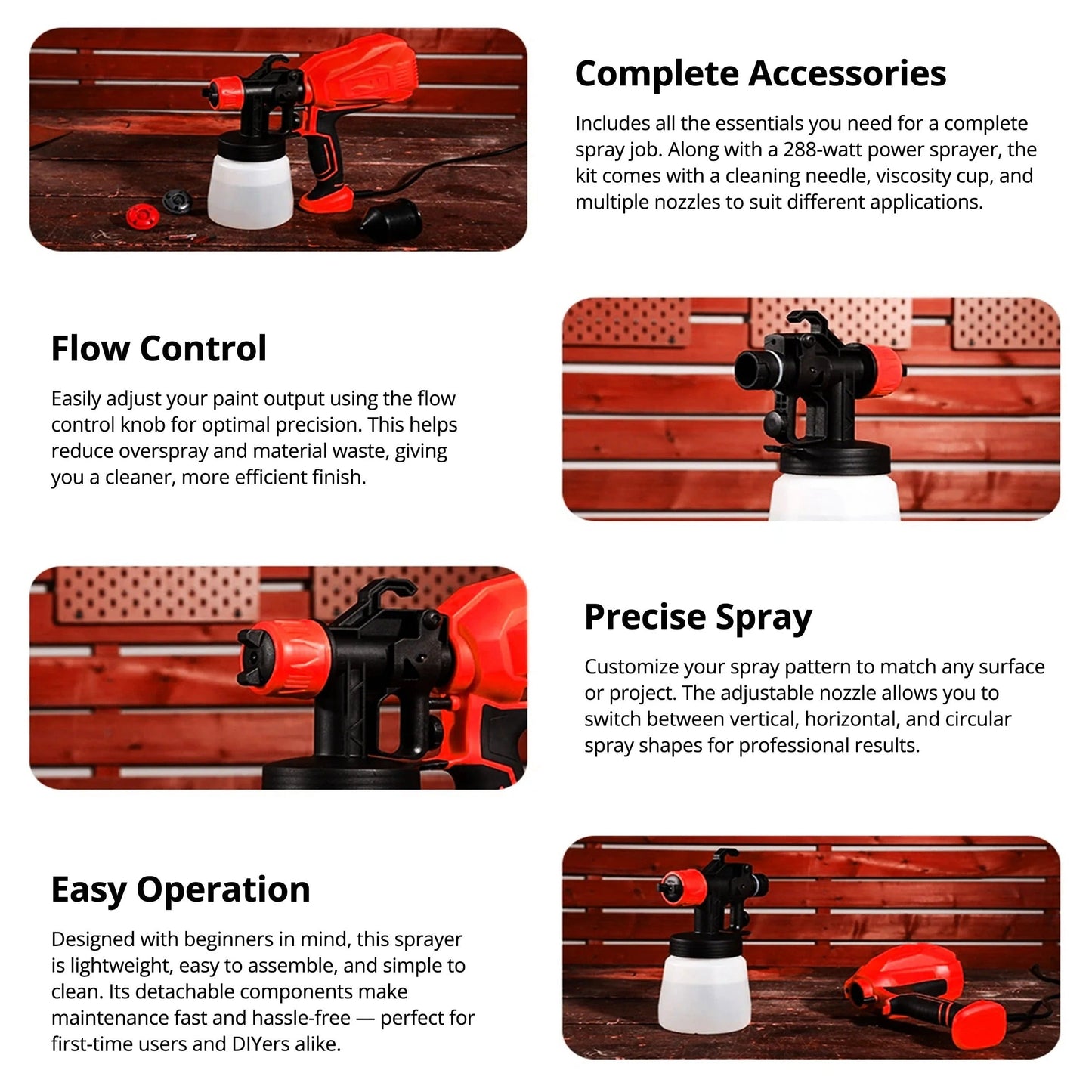 Sollievo Cordless Paint Sprayer