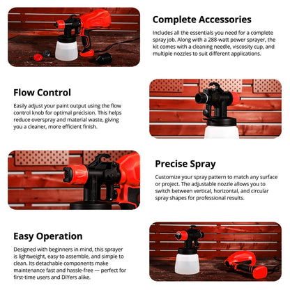 Sollievo Cordless Paint Sprayer