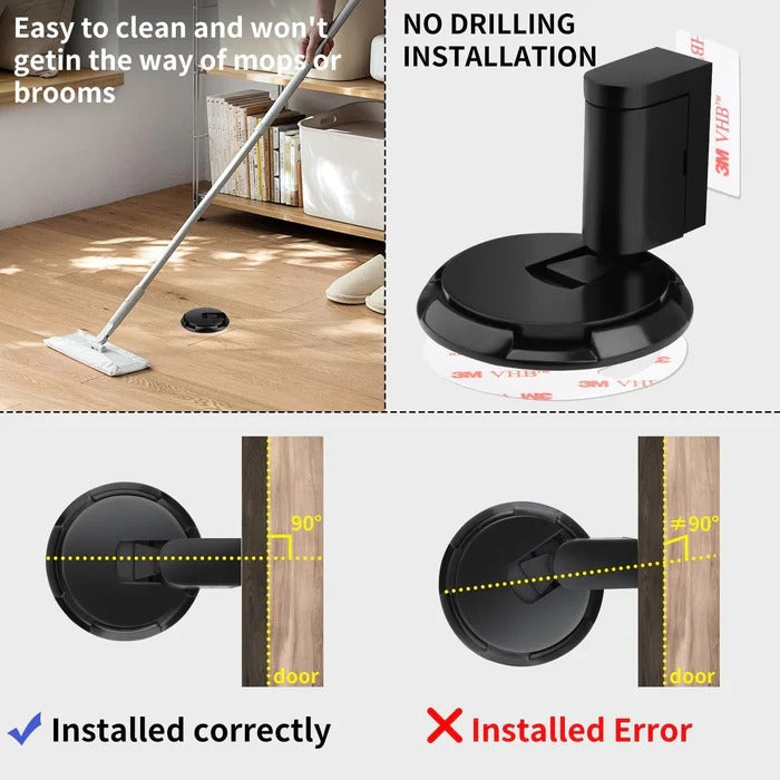 Sollievo Heavy-Duty Adjustable Door Stopper