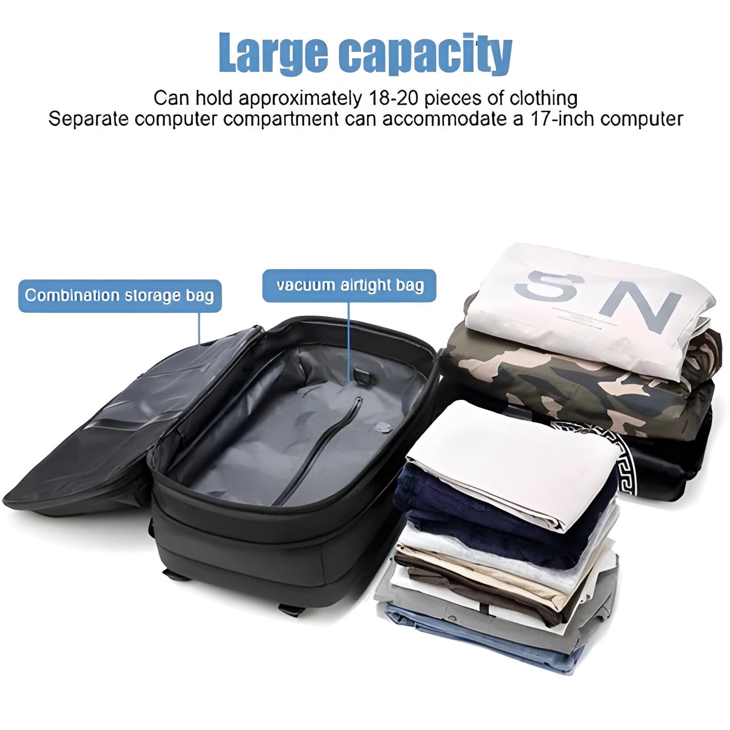 Sollievo Structured Rucksack with Compression System