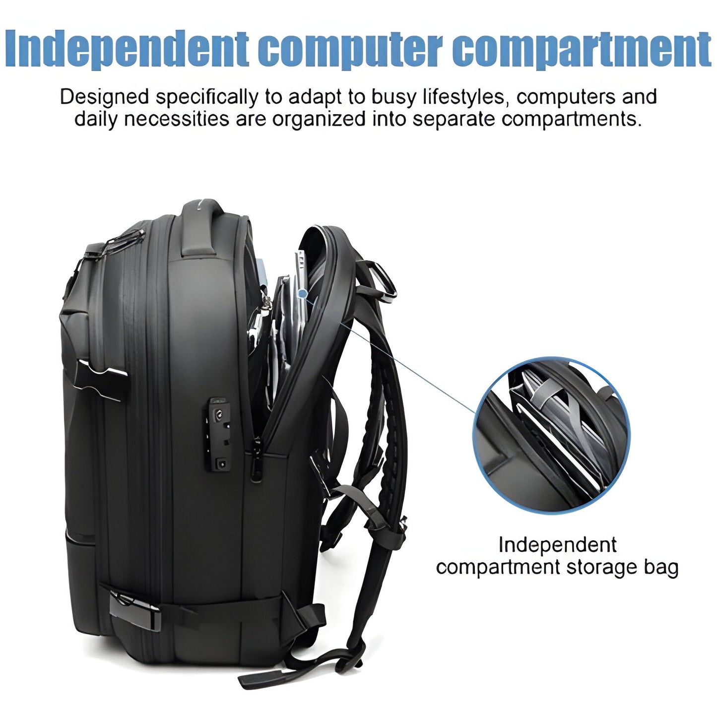 Sollievo Structured Rucksack with Compression System