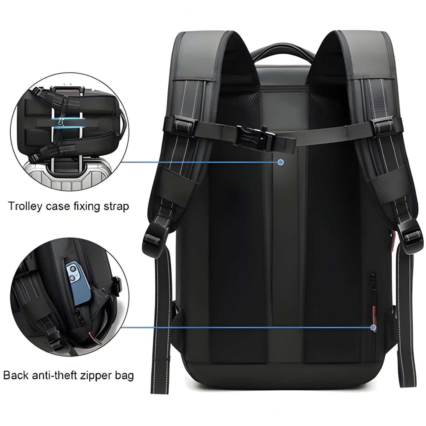 Sollievo Structured Rucksack with Compression System
