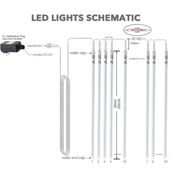 Sollievo LED Dripping Icicle Lights