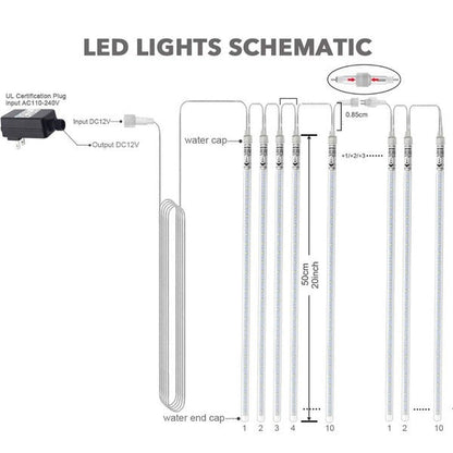 Sollievo LED Dripping Icicle Lights
