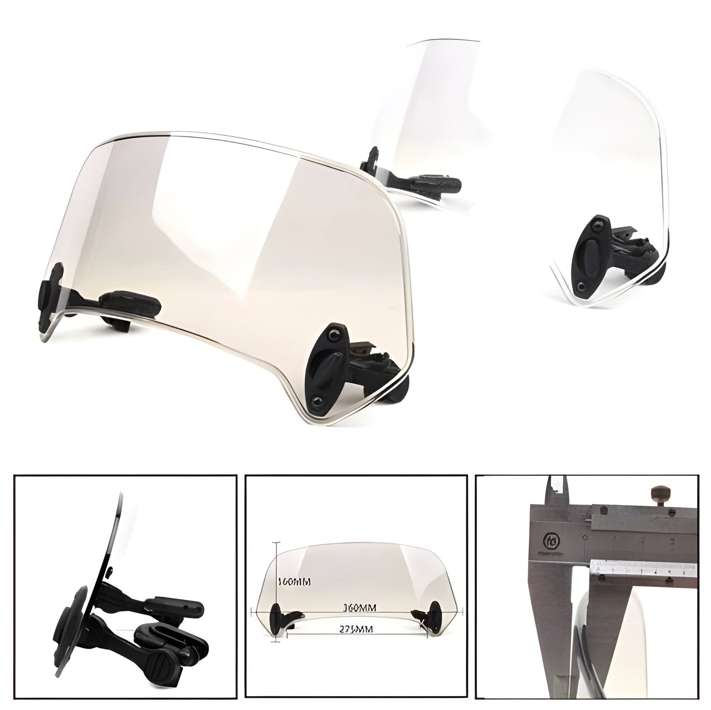 Sollievo Motorcycle Windshield Extension