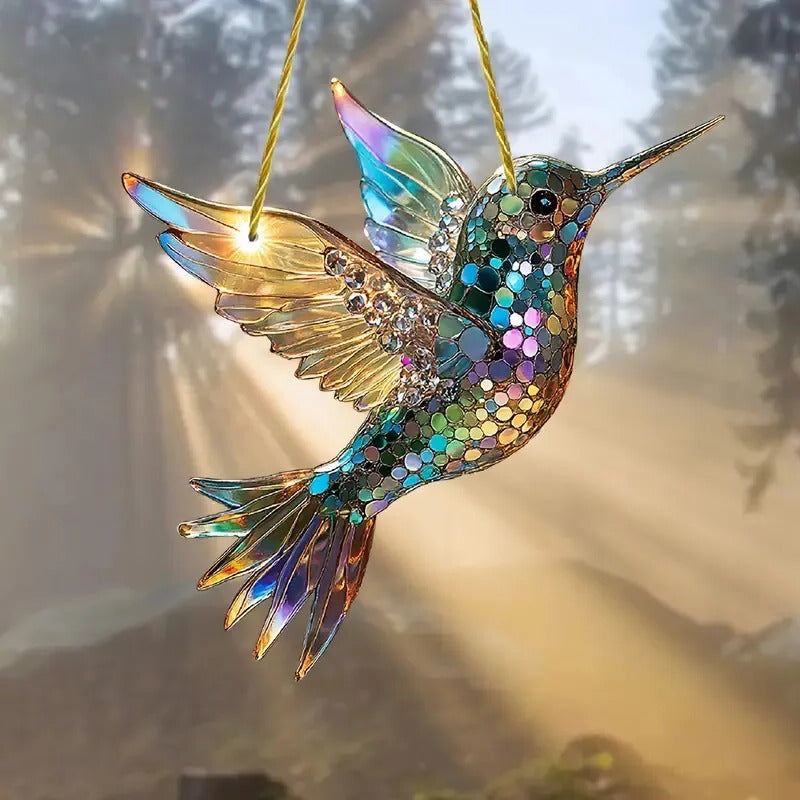Sollievo Hummingbird Suncatcher Window Hanging