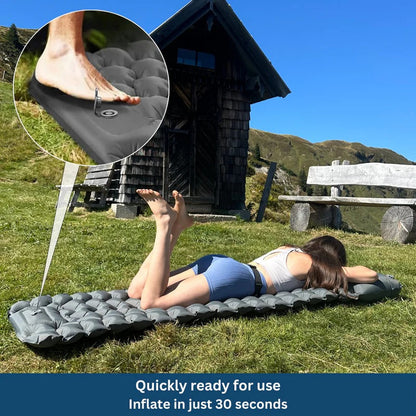 Sollievo Ultralight Compact Sleeping Pad with Built-In Foot Pump