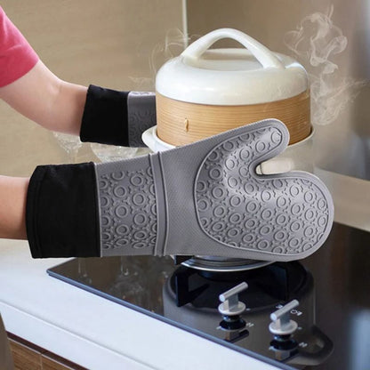Sollievo Extended-Cuff Heat-Resistant Oven Gloves