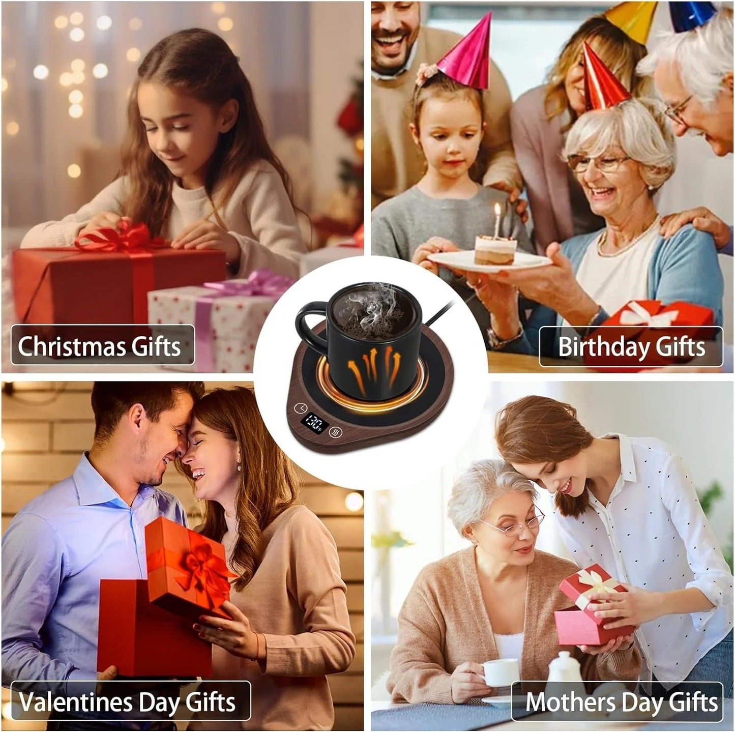 Sollievo Smart Coffee Mug Warmer Set