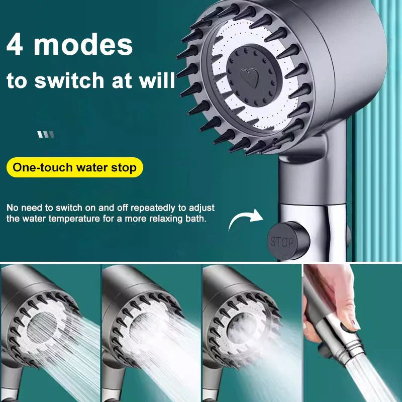 Sollievo High-Pressure Showerhead