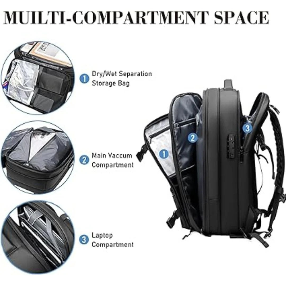 Sollievo Compression Travel Backpack