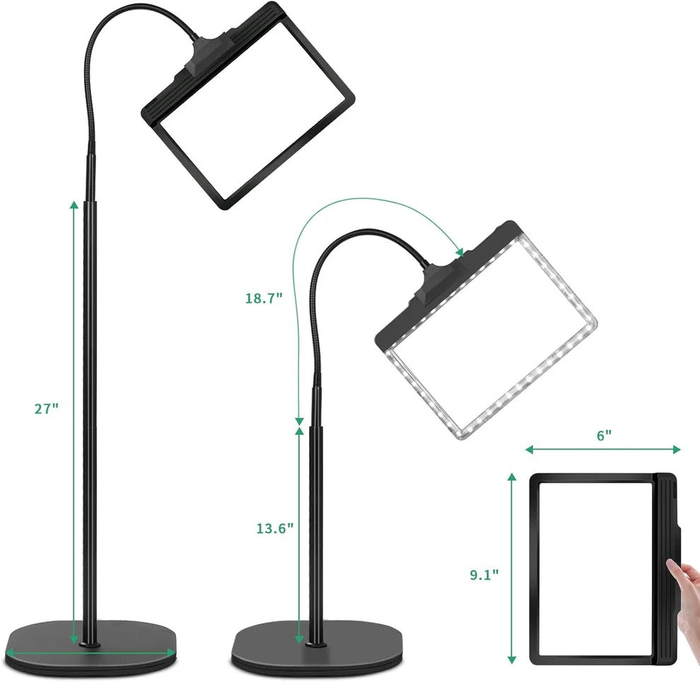 Sollievo LED Hands Free Magnifying Glass