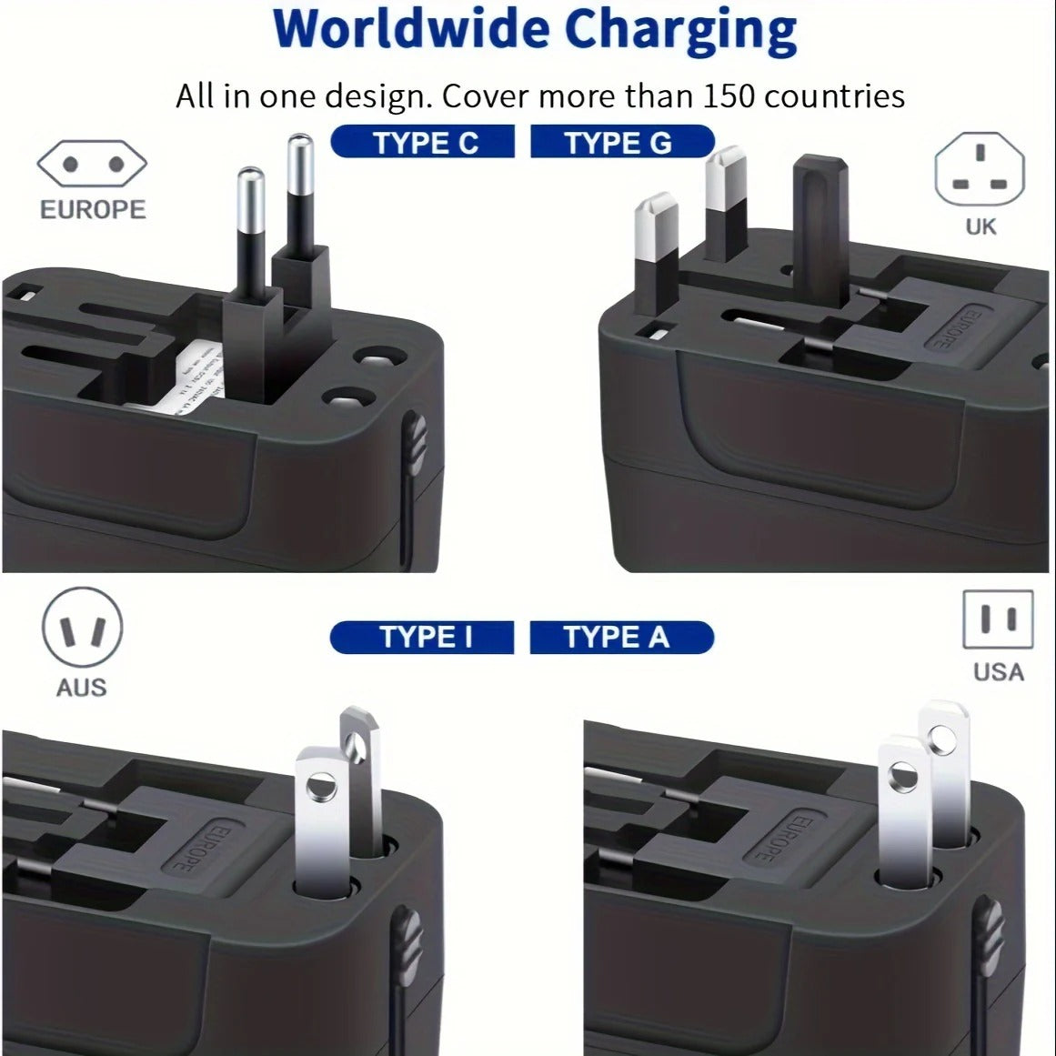 Sollievo Worldwide Travel Adapter