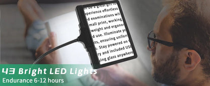 Sollievo LED Hands Free Magnifying Glass