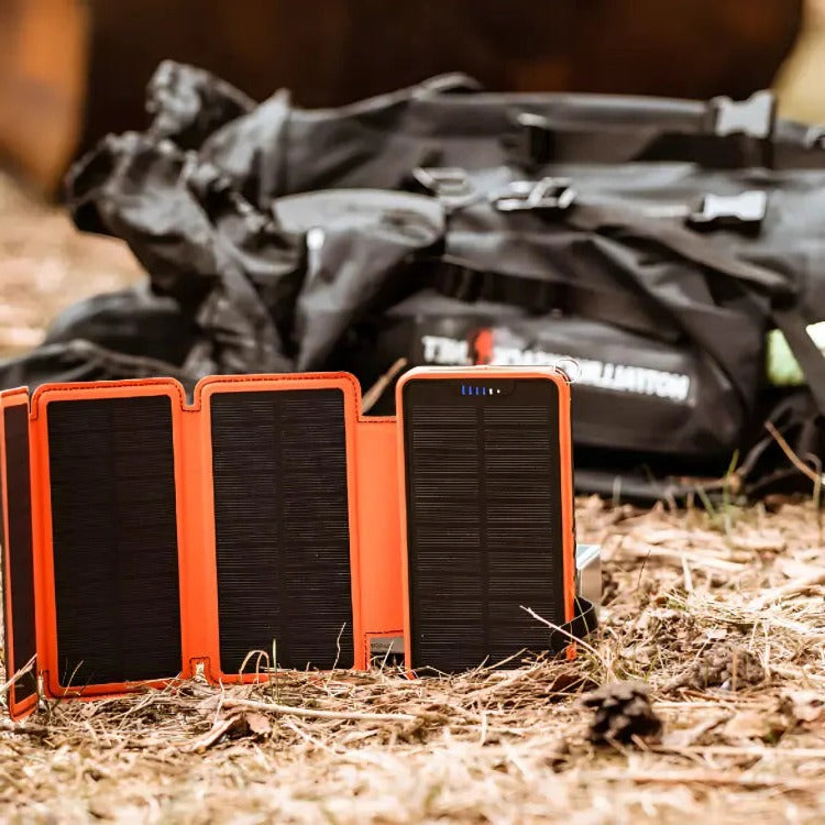 Sollievo 26,800mAh Solar Power Bank with Flashlight