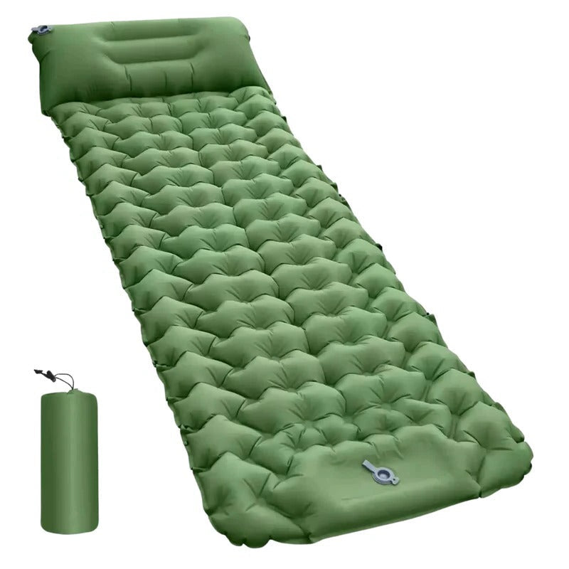 Sollievo Ultralight Compact Sleeping Pad with Built-In Foot Pump