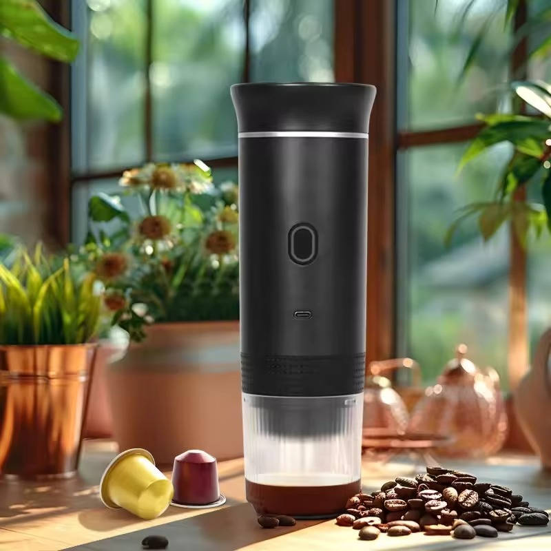 Sollievo Portable Espresso Maker for Ground Coffee, Pods & Capsules