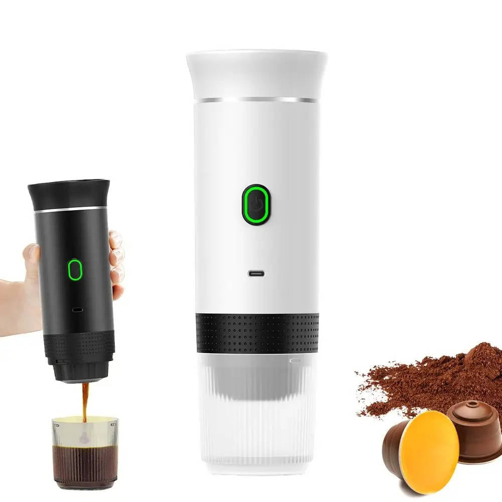 Sollievo Portable Espresso Maker for Ground Coffee, Pods & Capsules