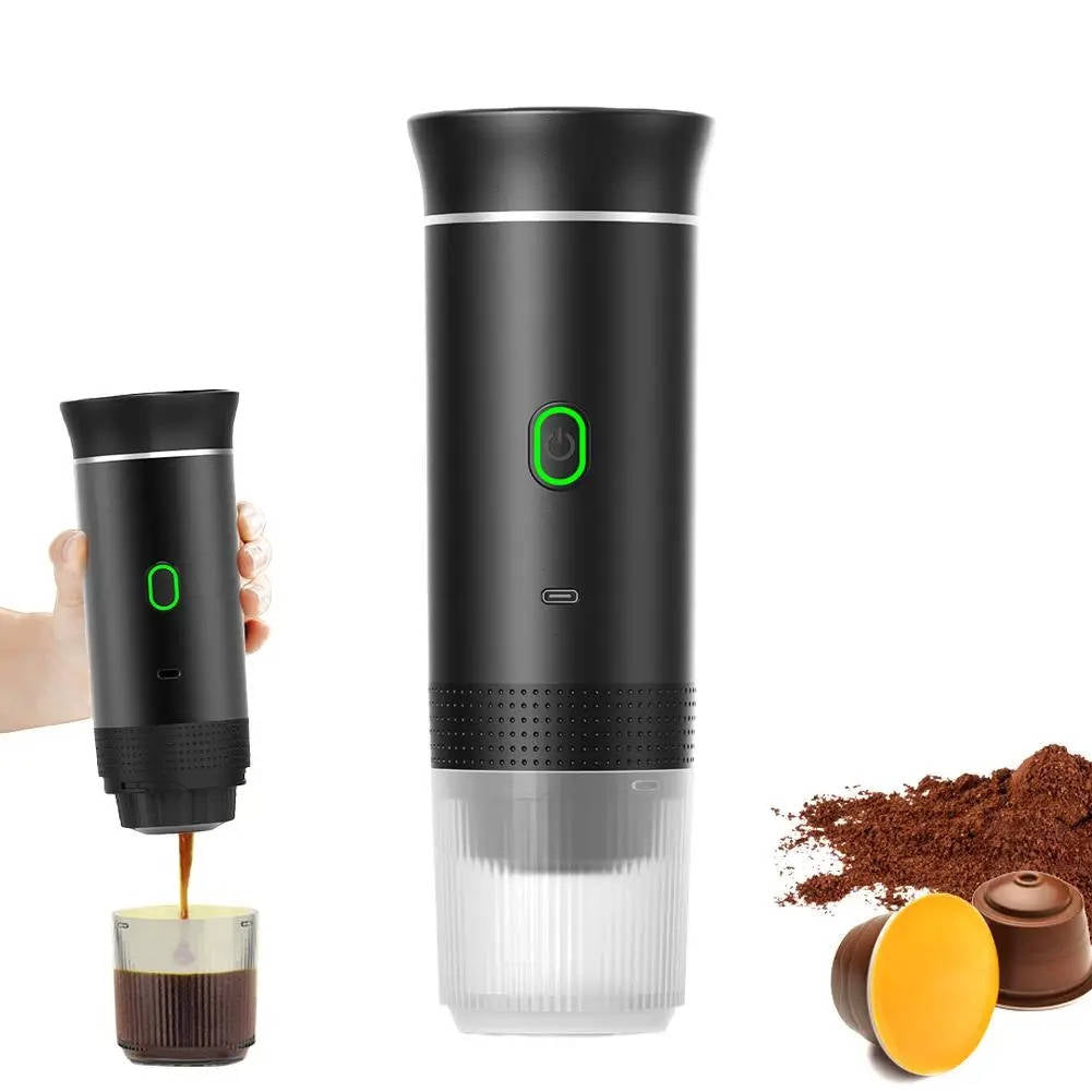 Sollievo Portable Espresso Maker for Ground Coffee, Pods & Capsules