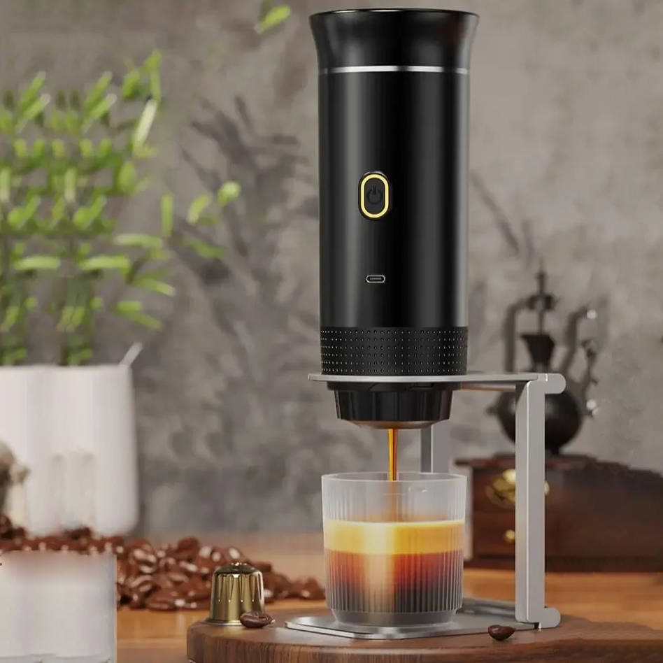 Sollievo Portable Espresso Maker for Ground Coffee, Pods & Capsules