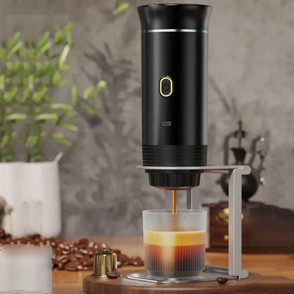Sollievo Portable Espresso Maker for Ground Coffee, Pods & Capsules