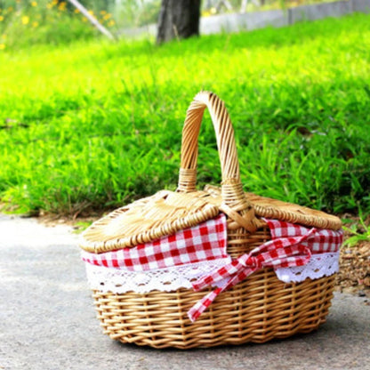 Sollievo Wicker Picnic Basket