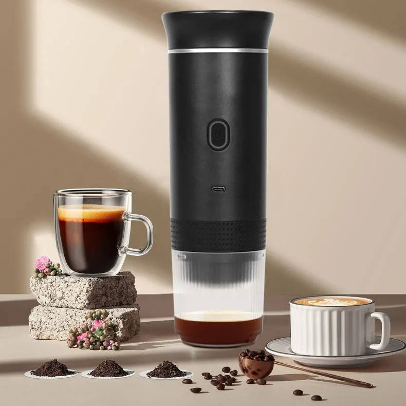 Sollievo Portable Espresso Maker for Ground Coffee, Pods & Capsules