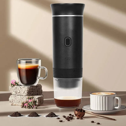 Sollievo Portable Espresso Maker for Ground Coffee, Pods & Capsules