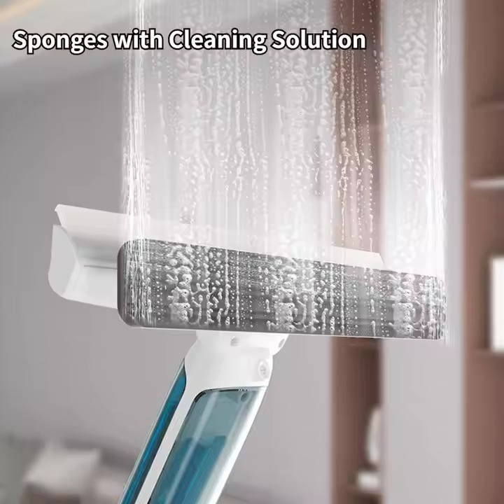 Sollievo Telescopic Long-Handle Window Cleaner