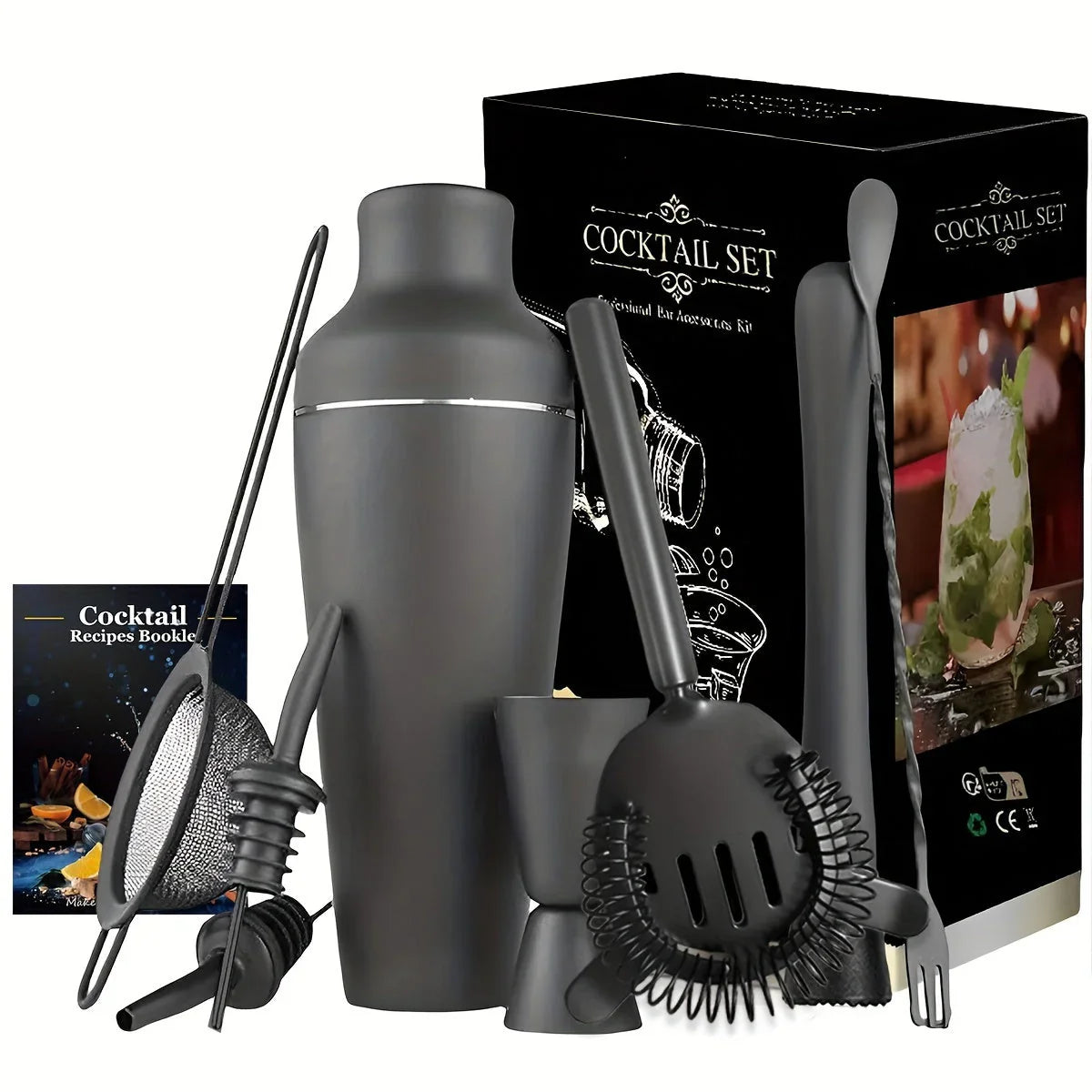 Sollievo Premium Stainless Steel Cocktail Set