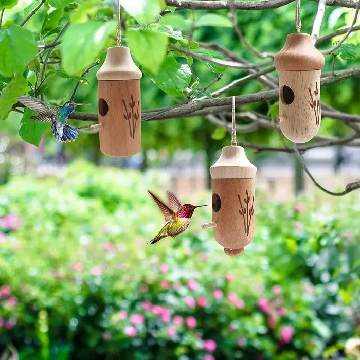 Sollievo Wooden Hummingbird House