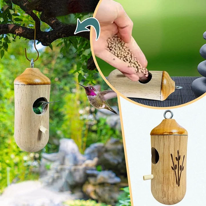Sollievo Wooden Hummingbird House