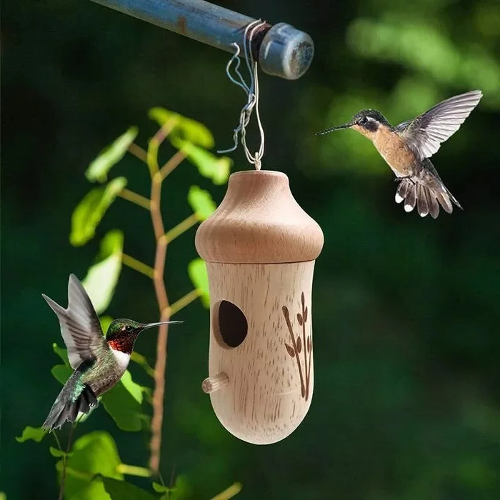 Sollievo Wooden Hummingbird House